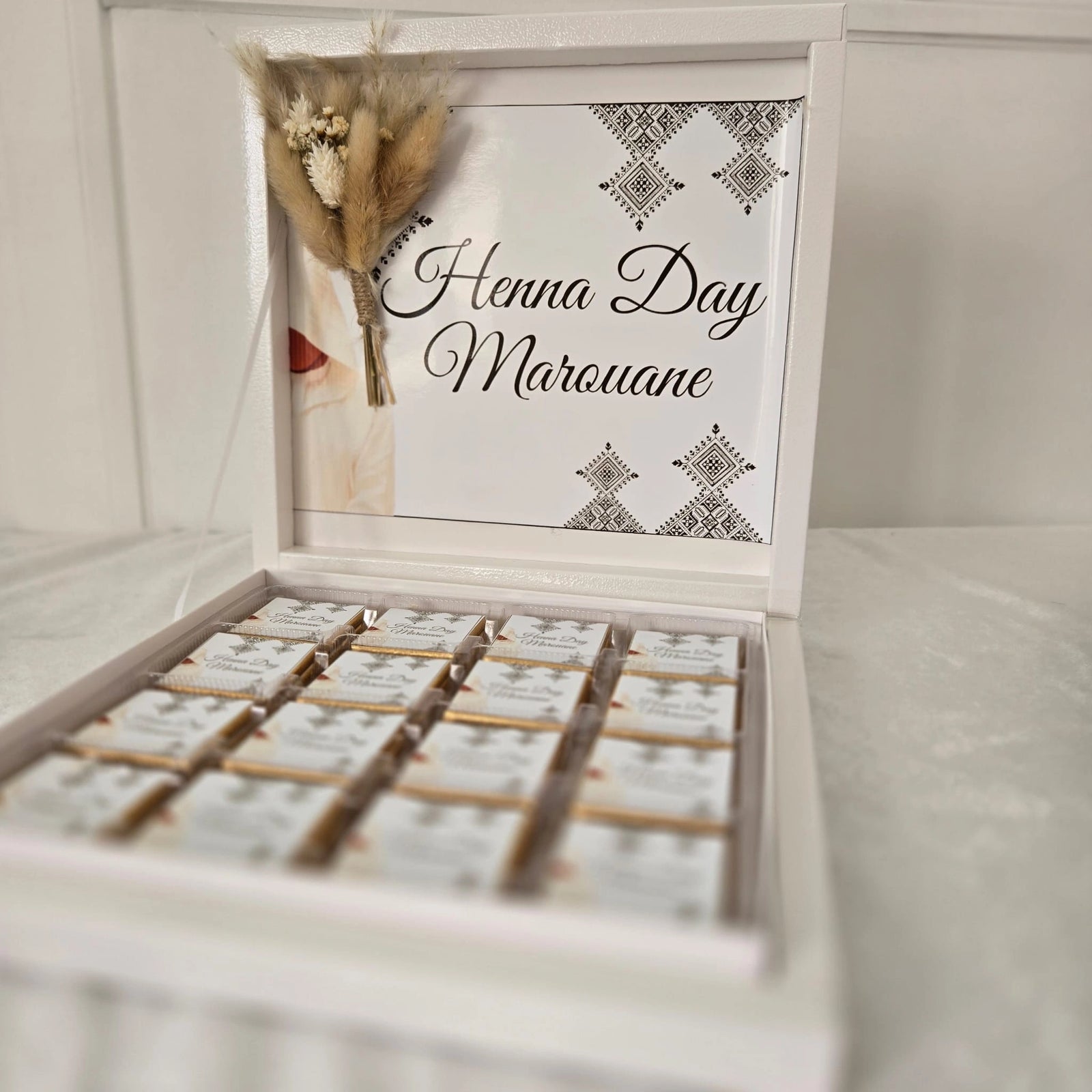 Chocolat personnalisé henné homme