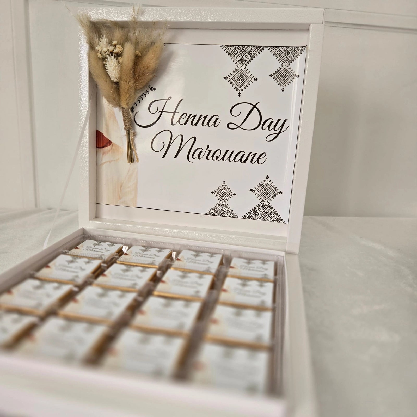 Chocolat personnalisé henné homme