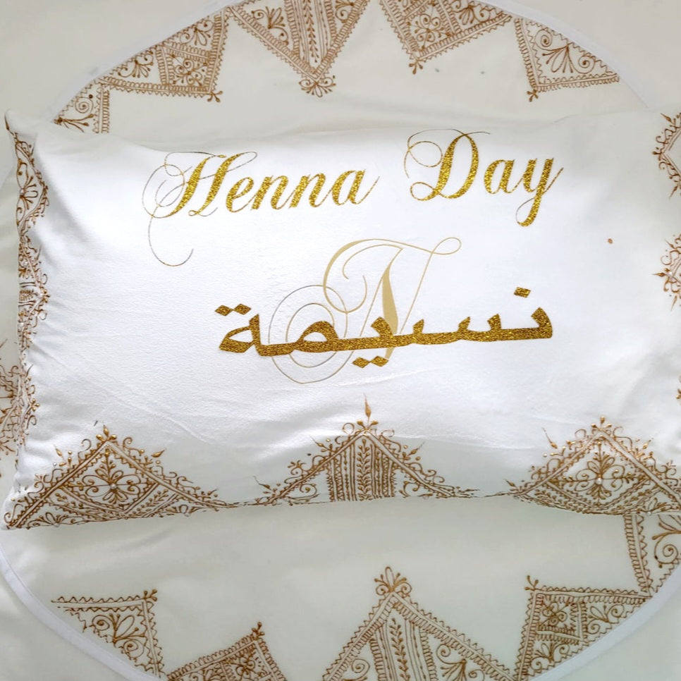 Coussin "Fessi" personnalisé format long