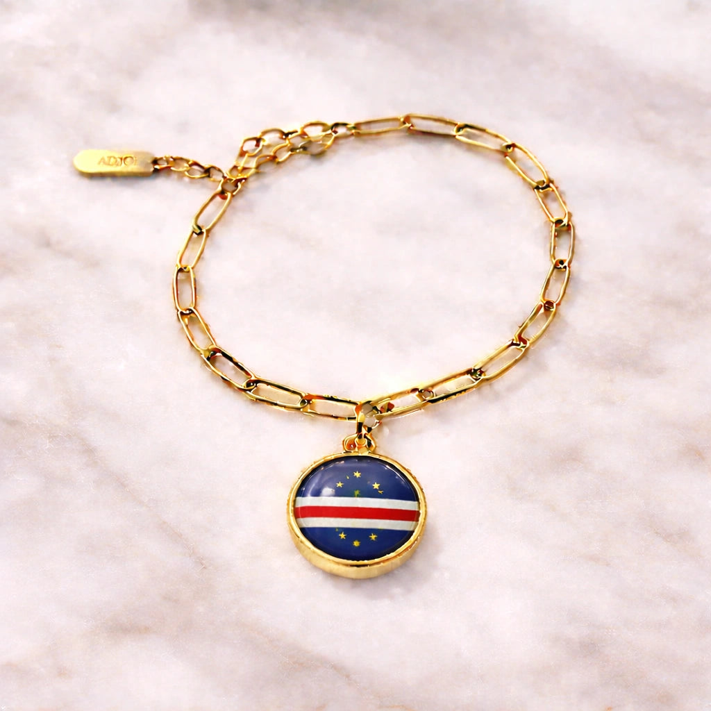 Bracelet et collier Charms Drapeaux
