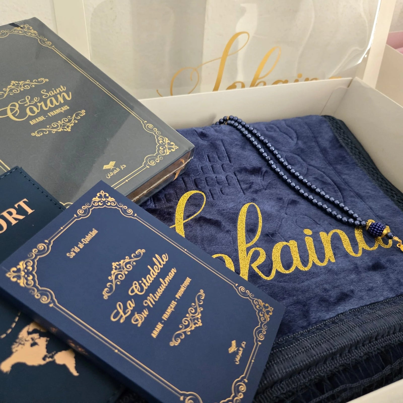 Coffret coran tapis de prière femme