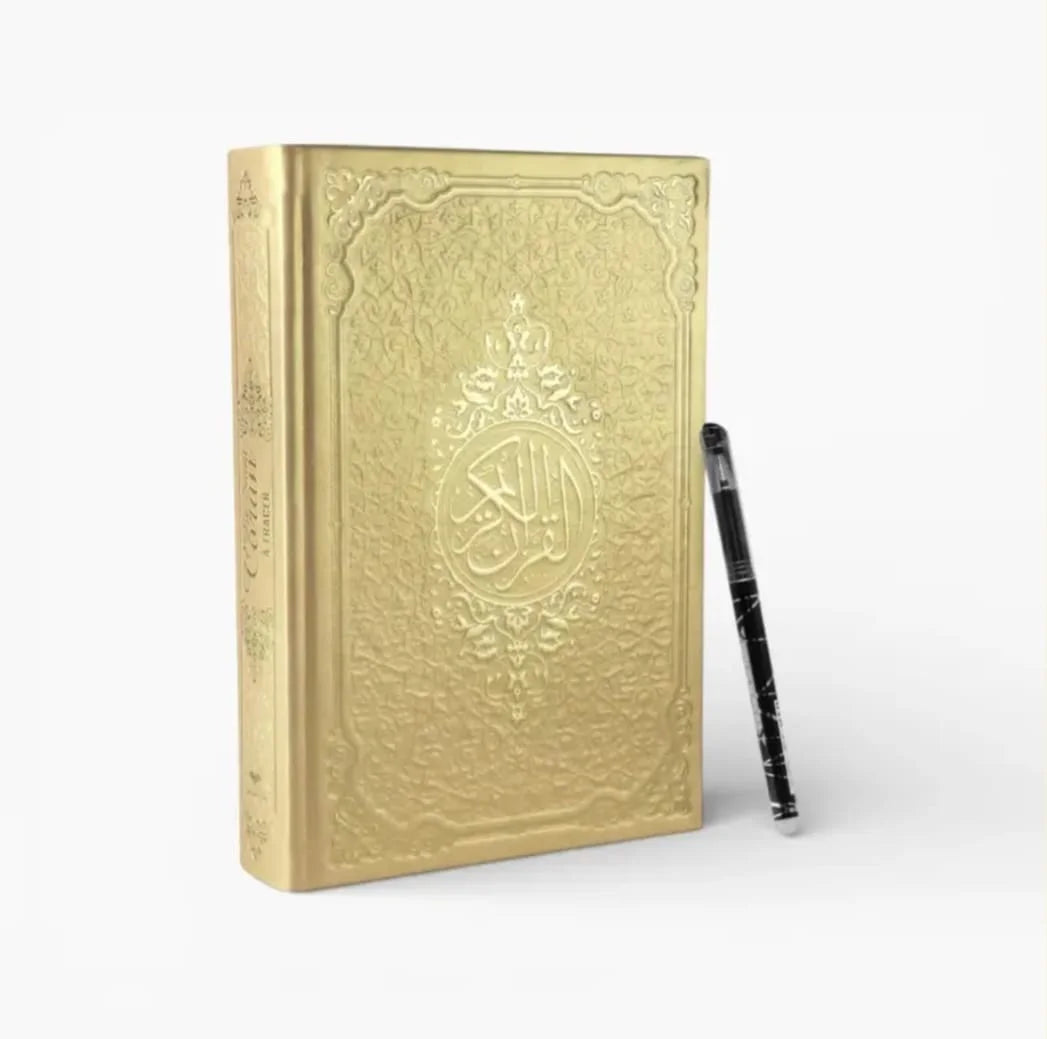 Coran à Tracer avec QR code Doré