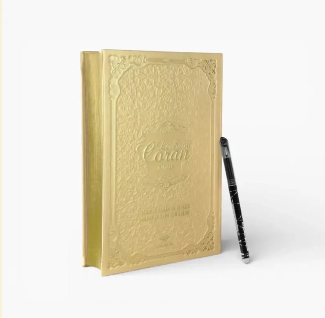 Coran à Tracer avec QR code Doré