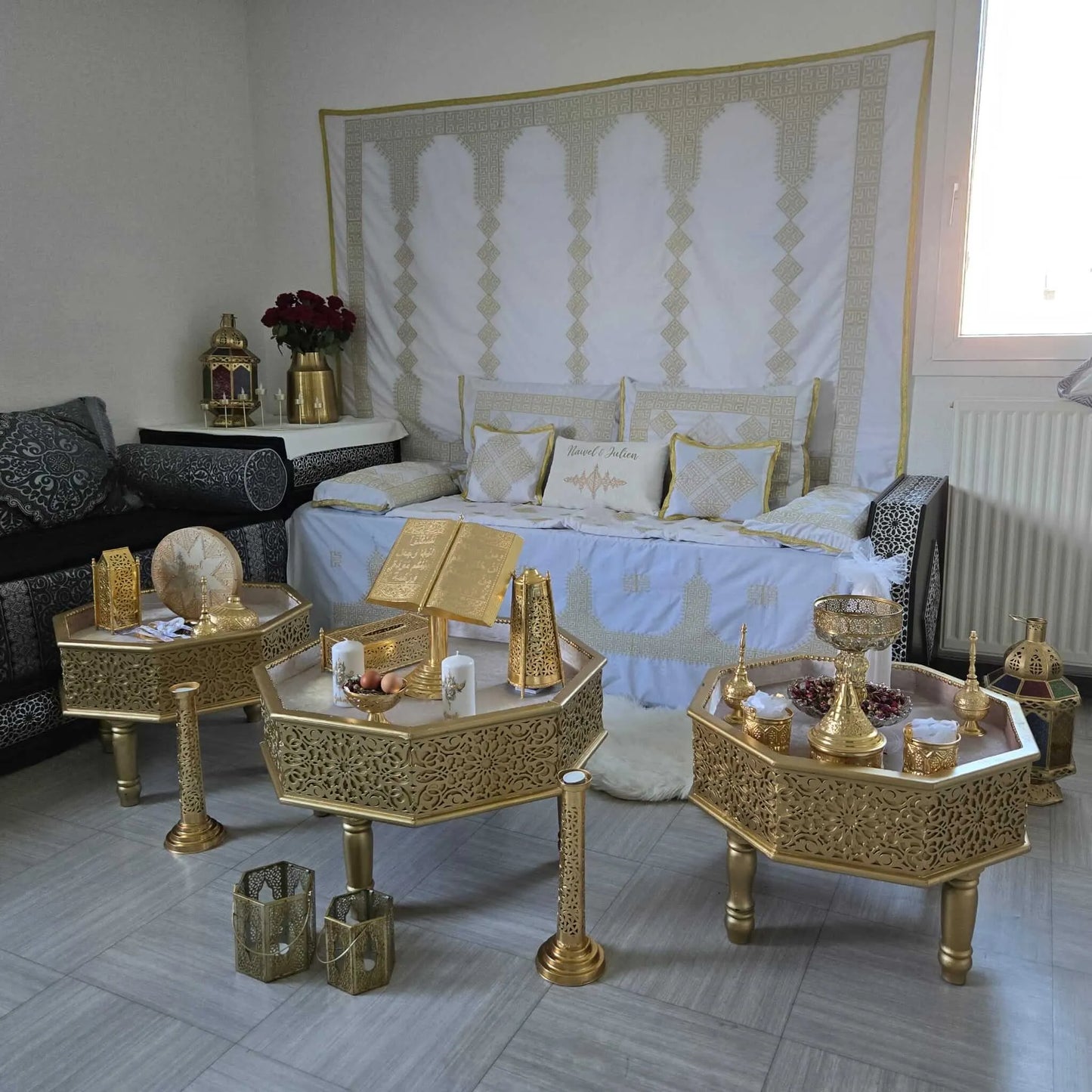 Décors blanche traditionnelle 2024 ( Location )