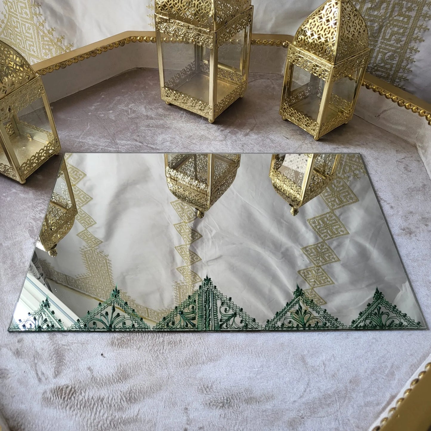 Plateau miroir 30x45