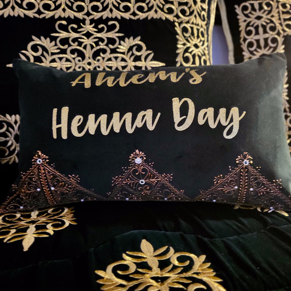 Coussin "Fessi" personnalisé format long