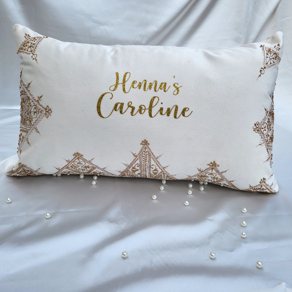 Coussin "Fessi" personnalisé format long
