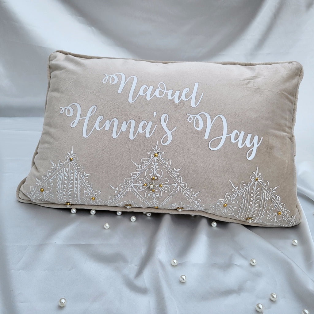 Coussin "Fessi" personnalisé format long