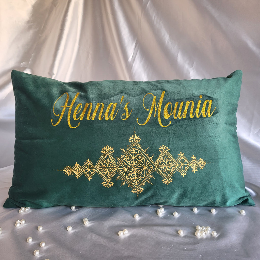 Coussin "Fessi" personnalisé format long