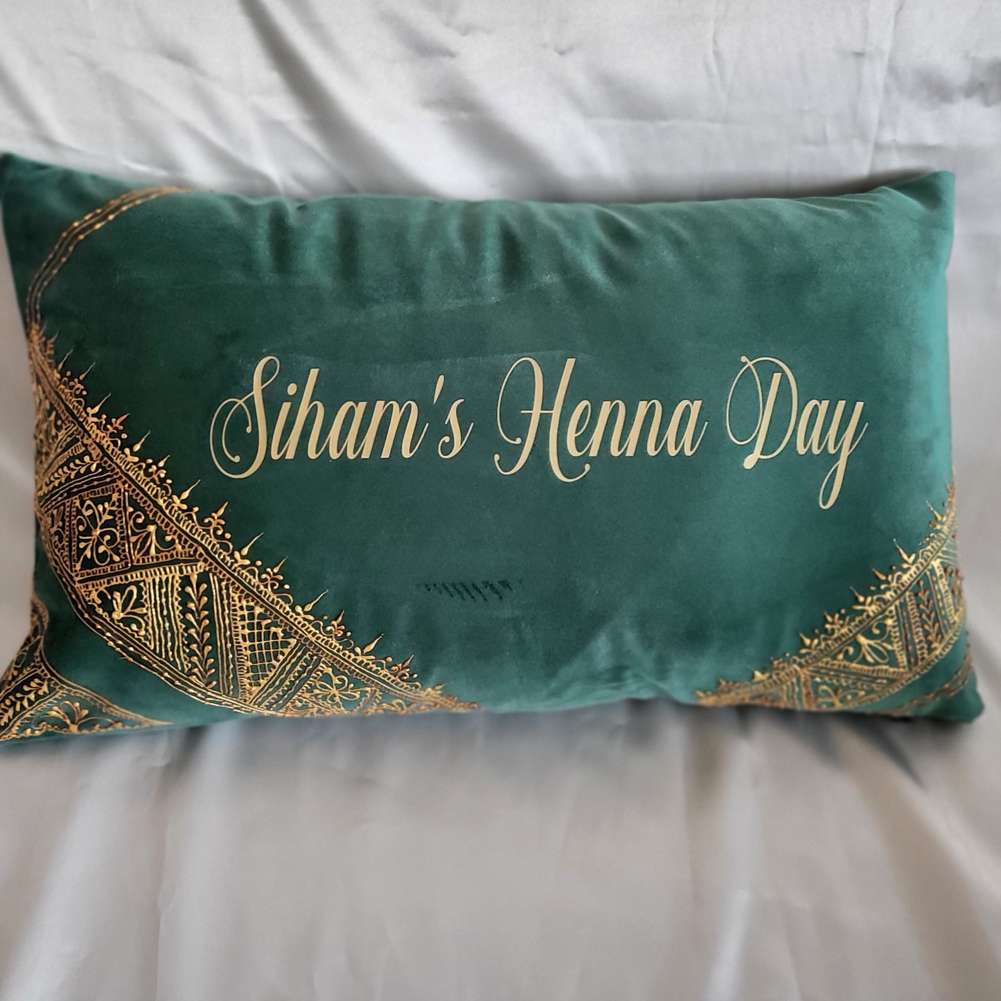 Coussin "Fessi" personnalisé format long