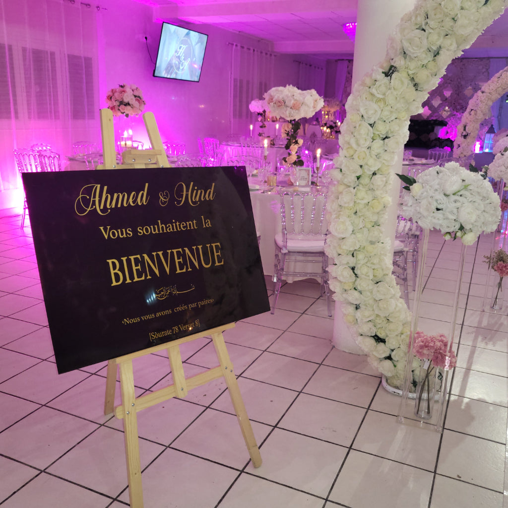 Panneaux de Bienvenue Mariage