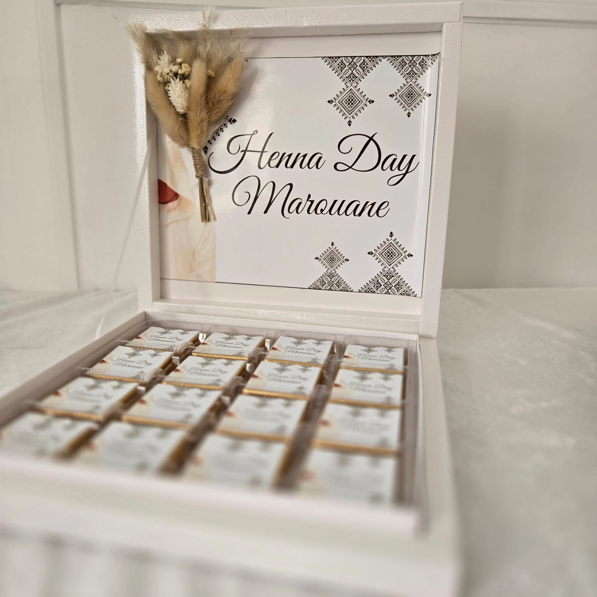 Chocolat personnalisé henné homme