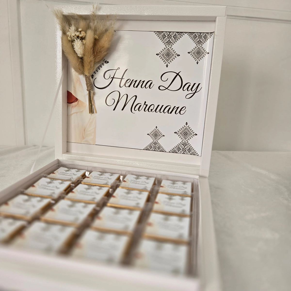 Chocolat personnalisé henné homme