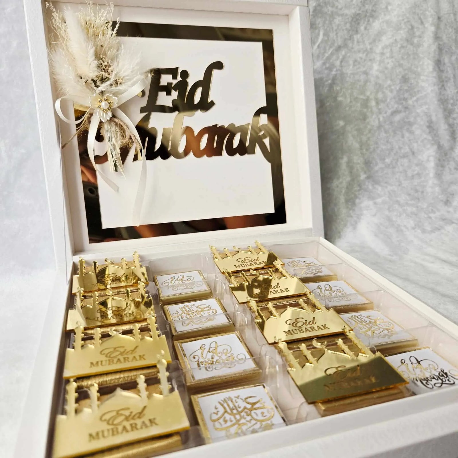 Boîte de chocolat personnalisées Eid Moubarak