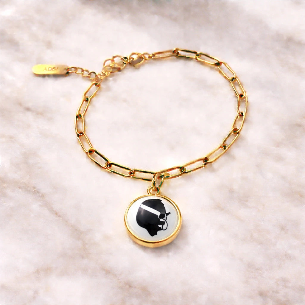 Bracelet et collier Charms Drapeaux