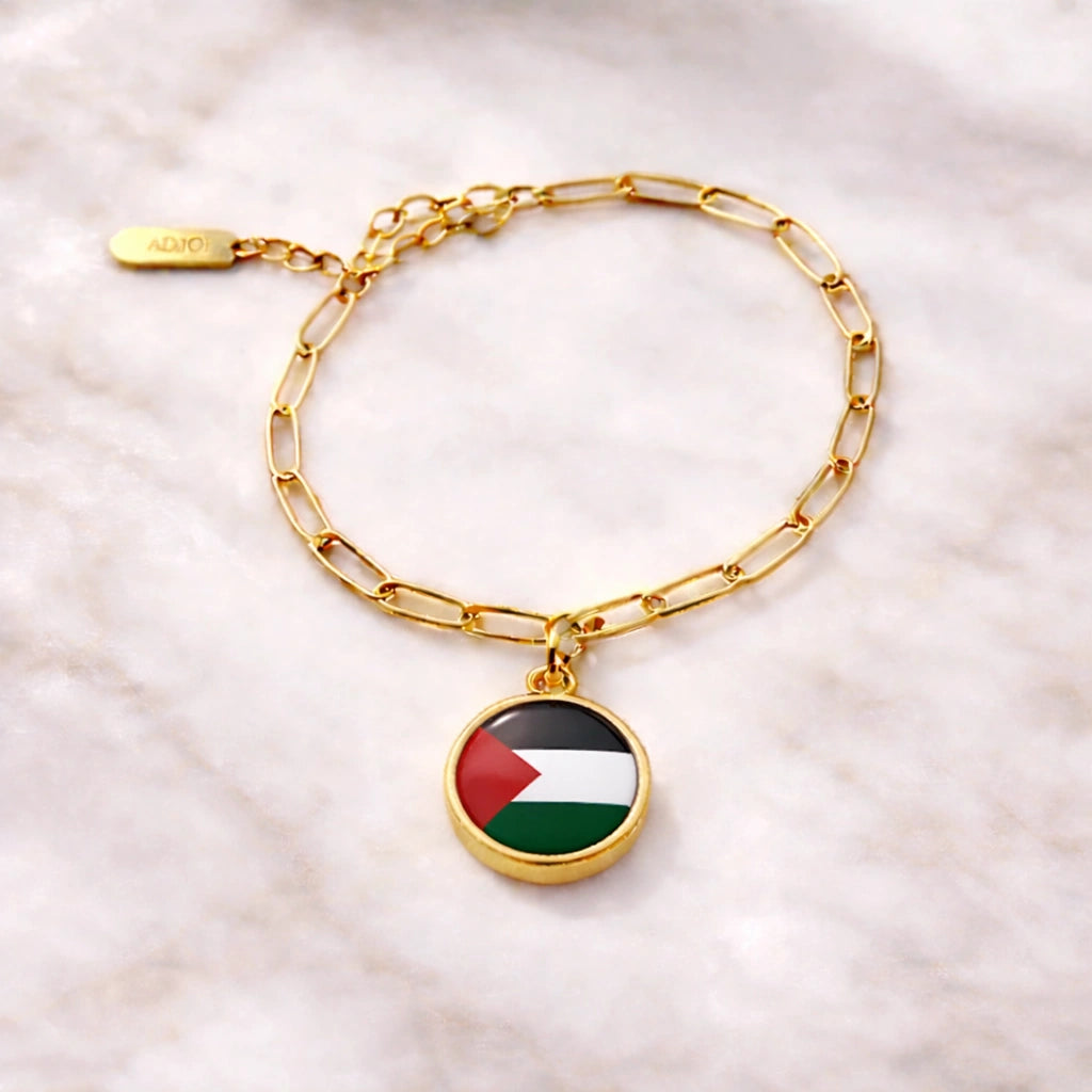 Bracelet et collier Charms Drapeaux