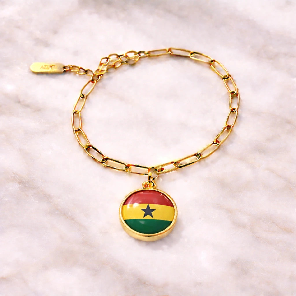 Bracelet et collier Charms Drapeaux