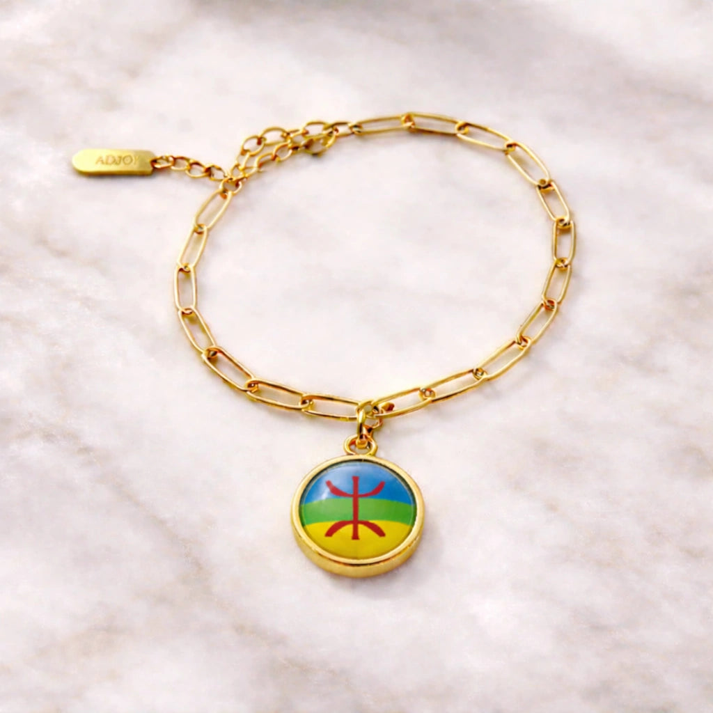 Bracelet et collier Charms Drapeaux