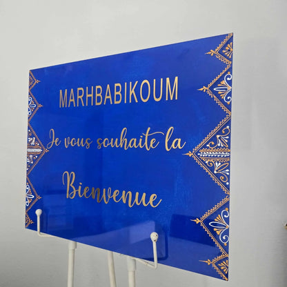 Panneau de bienvenue Mariage/Fiançailles ( Plexiglass )