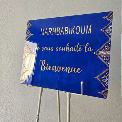 Panneau de bienvenue Mariage/Fiançailles ( Plexiglass )