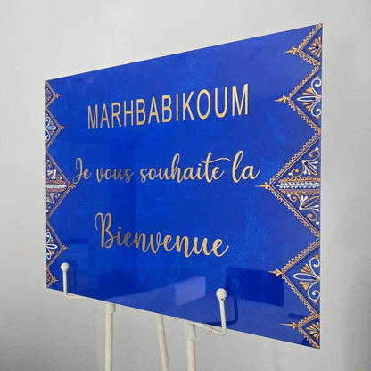Panneau de bienvenue Mariage/Fiançailles ( Plexiglass )