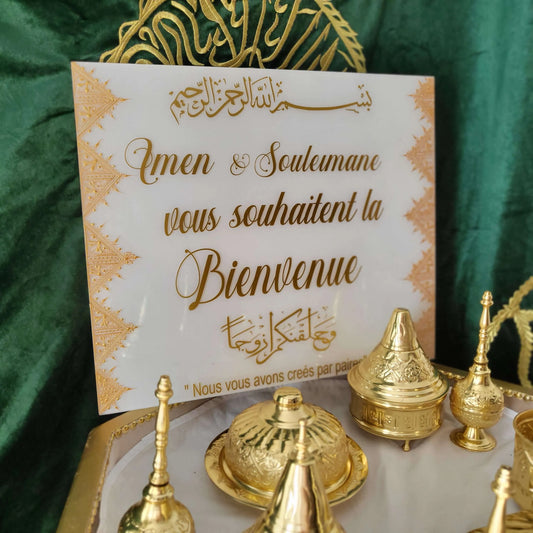 Panneau de bienvenue Mariage/Fiançailles ( Plexiglass )