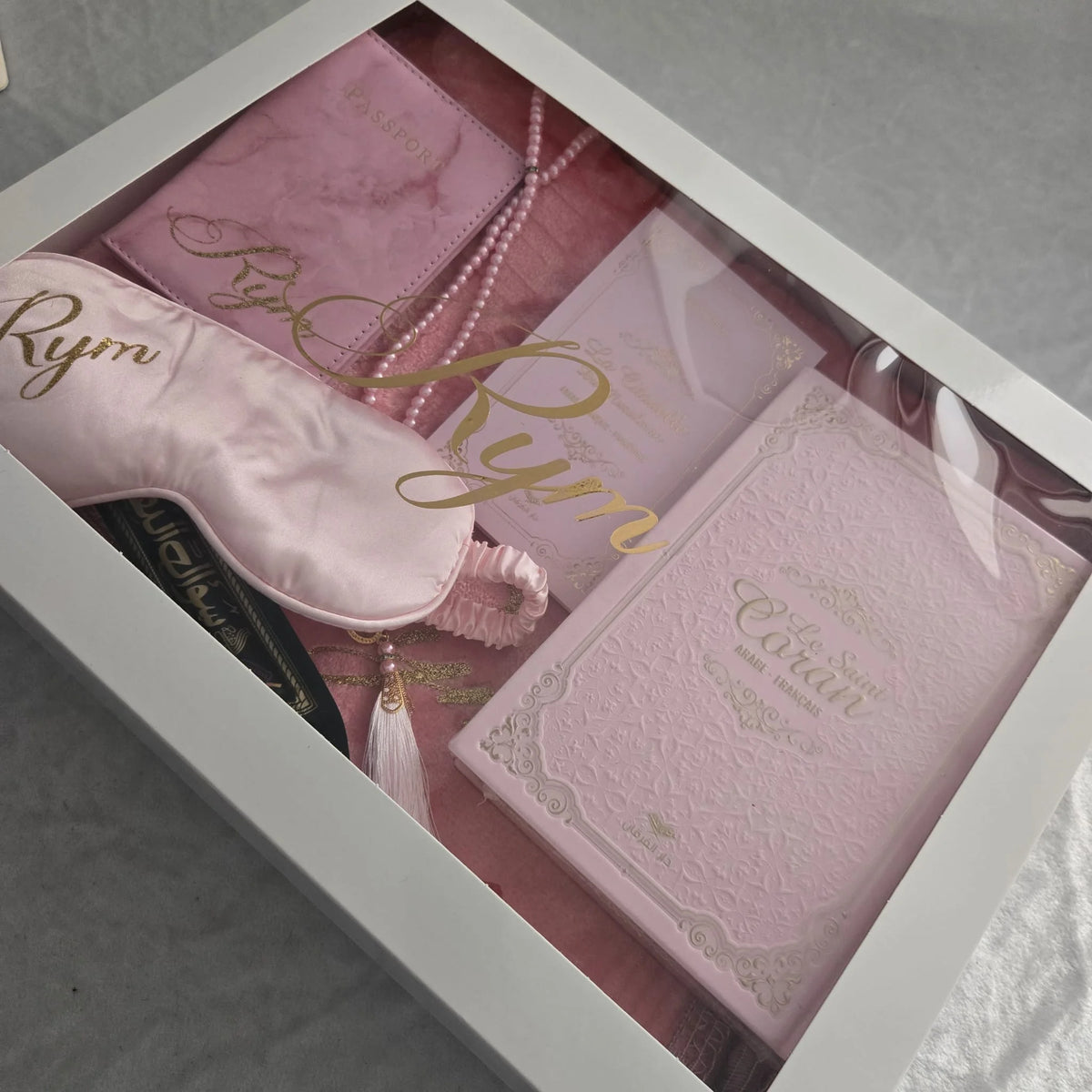 Coffret coran tapis de prière femme