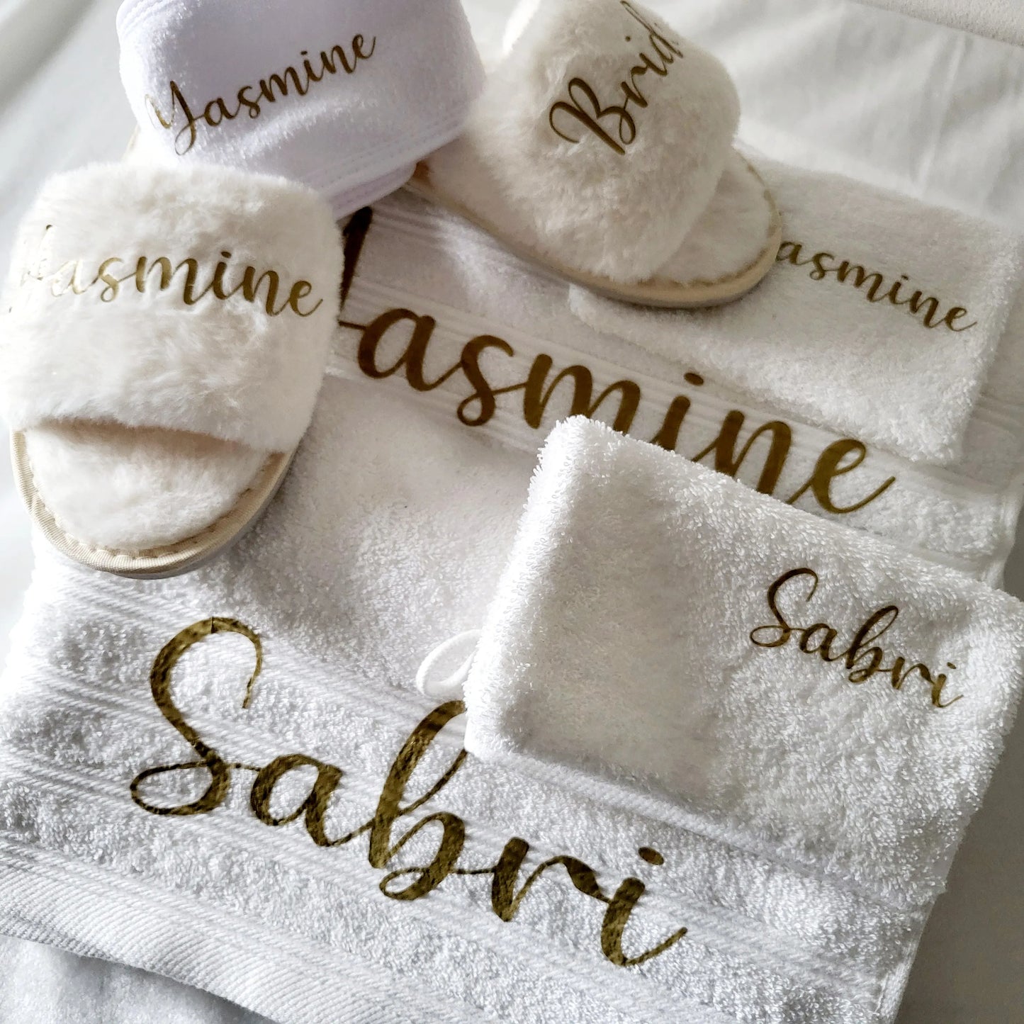 Serviette de bain personnalisée