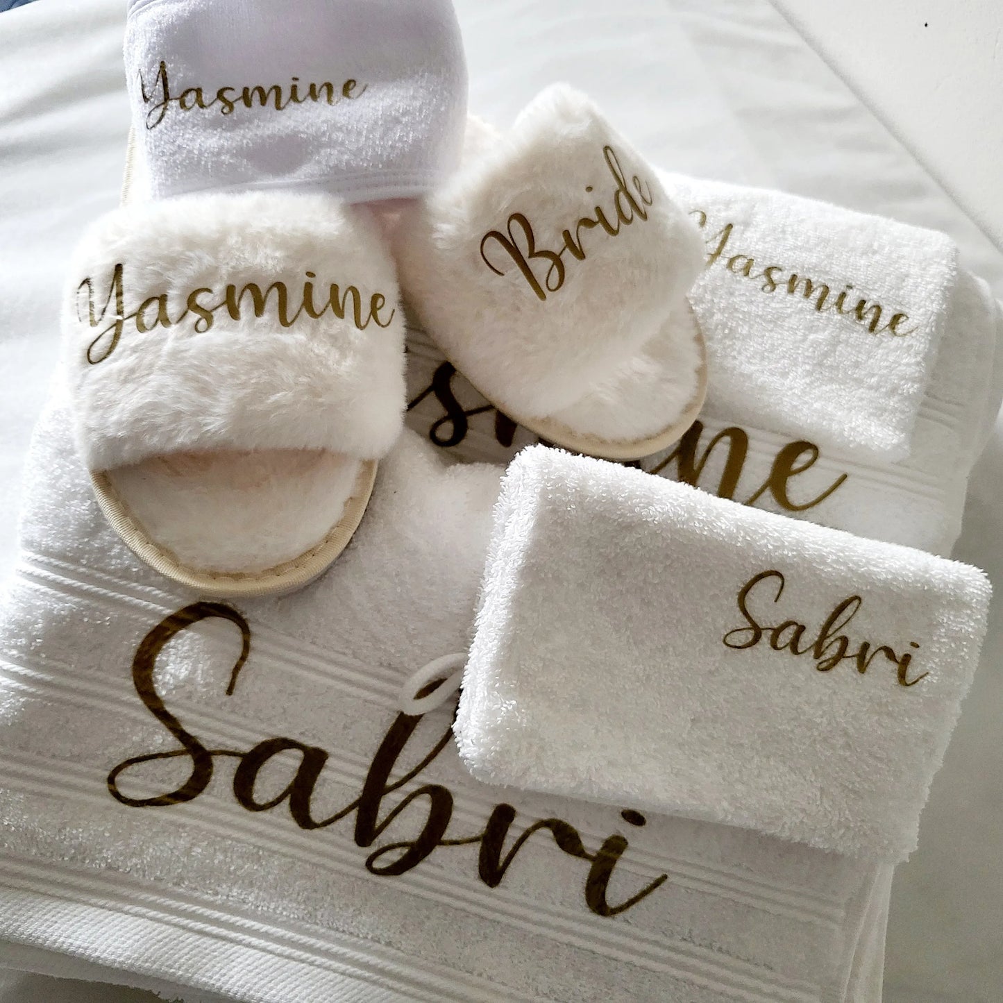 Gant de toilette Blanc