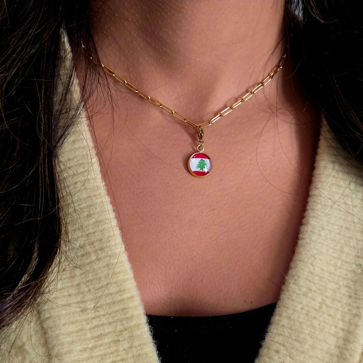 Bracelet et collier Charms Drapeaux