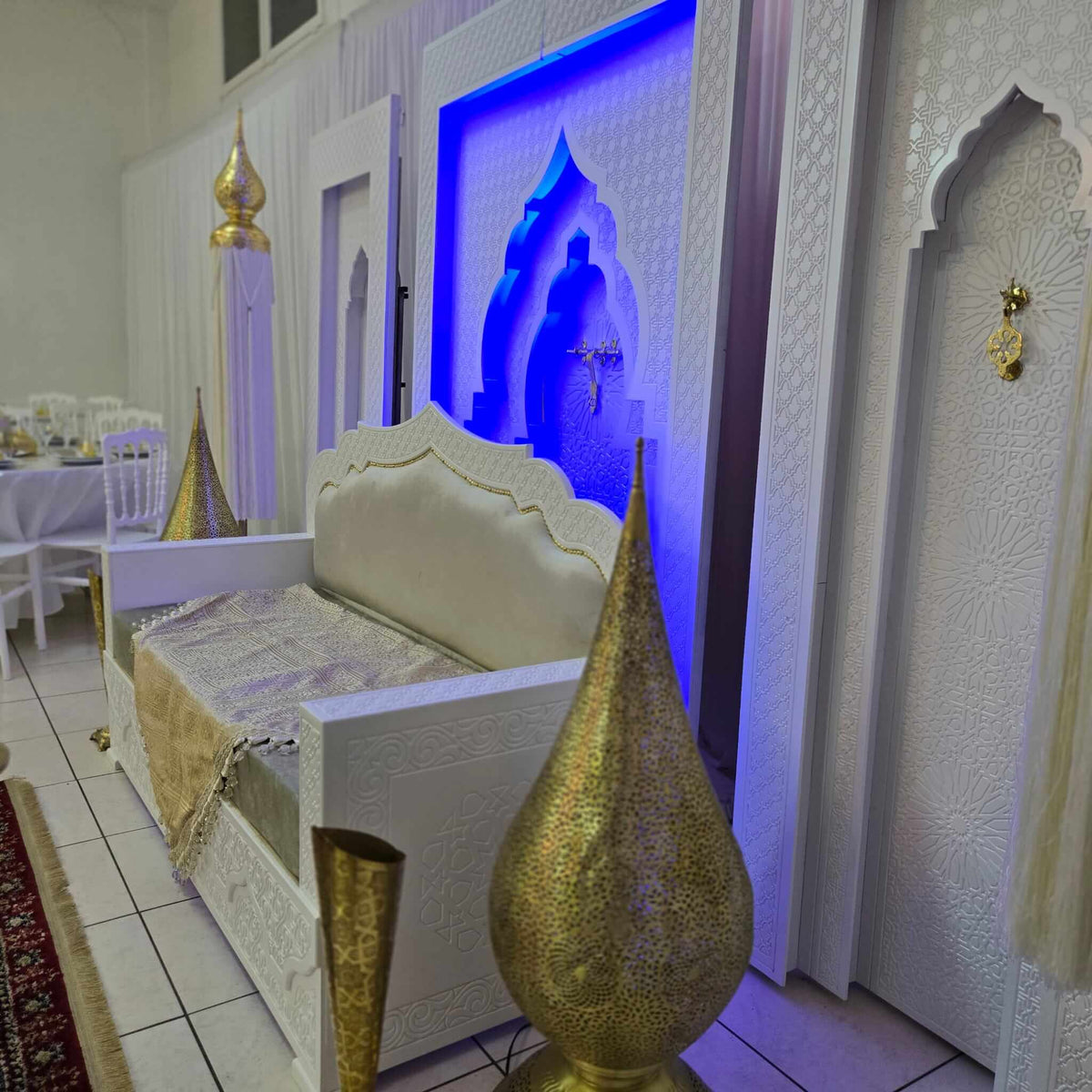 Trône mariage henné collection 2025 Location