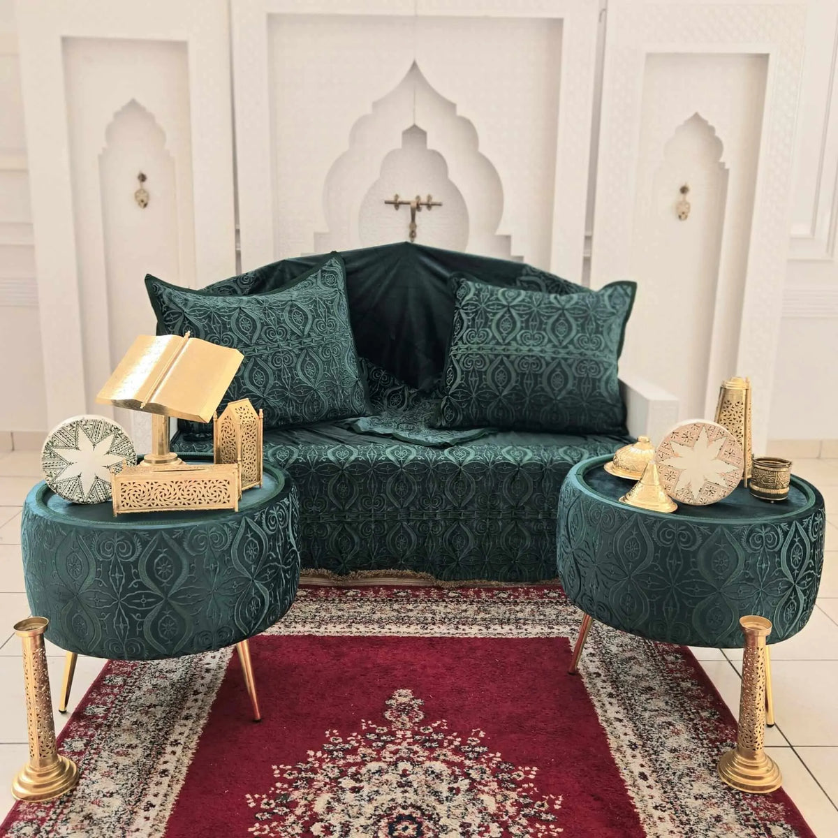 Décor Vert et Doré  traditionnelle 2027