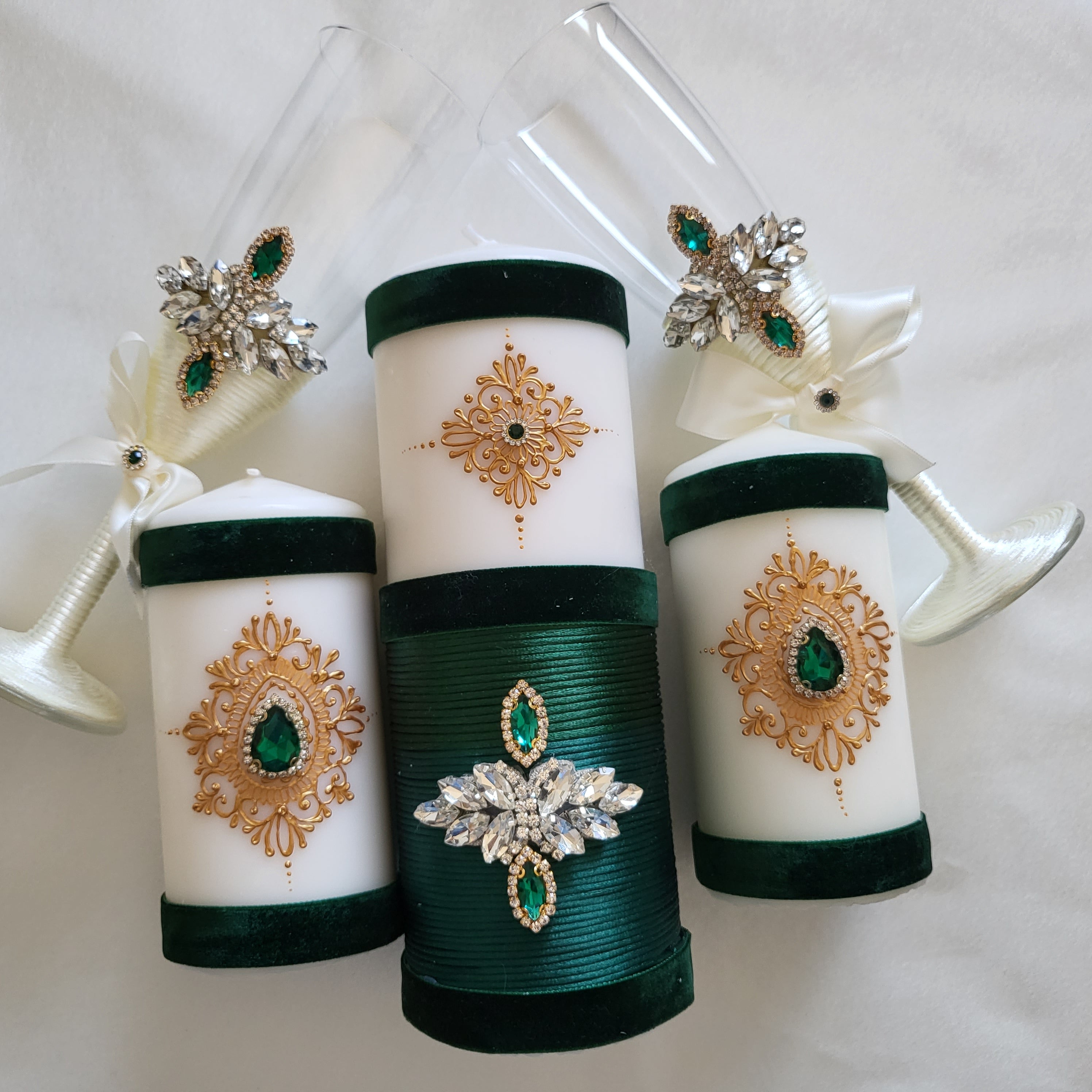 Bougies mariage henna,orientale, cadeau mariage, artisanales,décorative,  idée cadeau, bougies personnalisé, coffret personnalisée,gift -  Canada